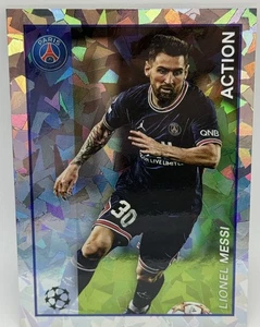 2022 Topps Merlin Heritage 97 - Action Lionel Messi #127 Cracked Ice Refractor - Picture 1 of 2