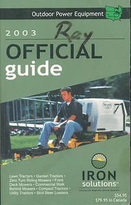 Iron Guides 2003 Official Guide Outdoor Power Equipment John Deere Lawnmowers + - Bild 1 von 1
