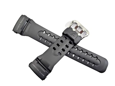 Correa de repuesto genuina Casio para G SHOCK GW400 GW-400J GW-400 NUEVA NEGRA Japón Foto 1 de 4