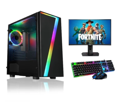 FAST Intel Core i5 Gaming PC Computer 8GB 1TB Windows 10 GT710 2GB WiFi NEW TFT - Image 1 of 4