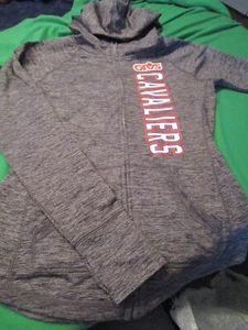 NWT CLEVELAND CAVALIERS NBA WOMENS HOODIE HOODED ZIP LIGHTWEIGHT JACKET GRAY XS - Picture 1 of 2