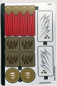 LEGO STICKERBOGEN NUR EGALT DER MEISTERDRACHE 71809 Neu Original aus Set - Bild 1 von 2