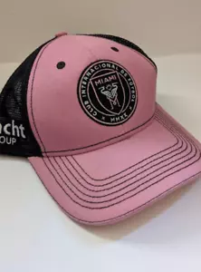 SOMBRERO DE CAMIONERO Miami Club International De Futbol Rosa Negro Fútbol Grupo de Carga OS - Imagen 1 de 8