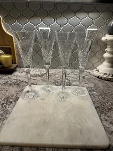 Waterford Crystal 12 Days of Christmas Champagne Flute, set of 4 #1-#4 - Picture 1 of 10