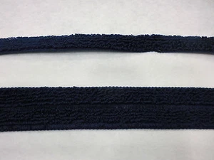 VORGEFALTETE KANTE DOPPELKANTE VEREDELUNG SCHWAMMBAND BLAU SC - Bild 1 von 1