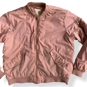 H&M Pink Bomber Size 12 - Picture 1 of 4