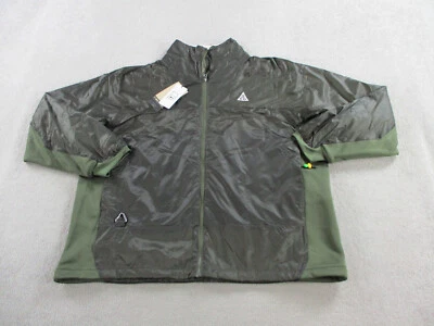 Jaqueta Nike ACG Feminina 2XL XXL Verde Sierra Leve Embalável Polartec Forrada de Lã - Imagem 1 de 4