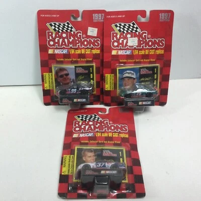 Racing Champions 1997 1/64 Stock Car NASCAR #99 Burton #75 mástil #37 Mayfield Foto 1 de 4