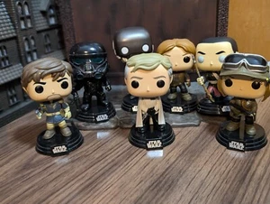 Star Wars: Rogue One Funko Pop Loose Lot Of 7! Andor, K-2SO, Krennic, Jyn, Death - Picture 1 of 6