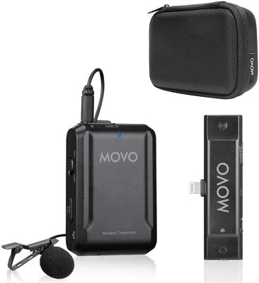 Movo EDGE-DI Wireless Lavalier Microphone System for Lightning, iPhone, iPad - Image 1 of 4