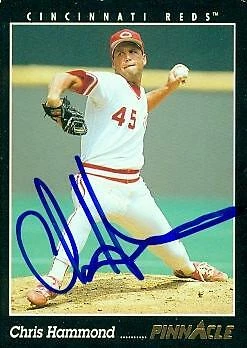 Chris Hammond autographed Baseball Card (Cincinnati Reds) 1993 Pinnacle #449 - Image 1 of 1