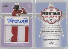 2020 Leaf Perfect Game National Showcase /5 Steven Michael Medina Patch Auto