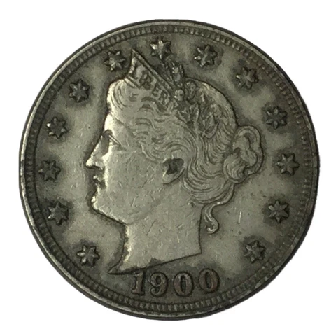 1900 5C Liberty Nickel XF Details # Cover