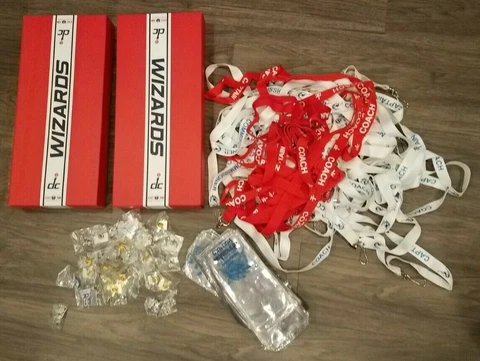 Washington Wizards Shwag - Lanyards, Pins, Ticket Holders, Season Ticket Boxes Cover