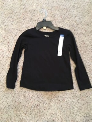 Nuevo con etiquetas-Arizona-Top para niña manga larga talla XS 6/6 X negro regular Foto 1 de 4