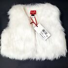 Children’s Girls White Fur Vest Pampolina Reload Size 4T New!
