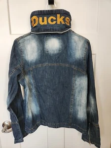 Oregon Ducks Denims Women's Jacket Size Large - Picture 1 of 10