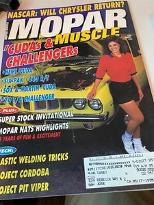 Mopar Muscle FEB/March 1994,1970 Plymouth Hemi Cuda - 1977 Aspen R/T -Challenger - Picture 1 of 2