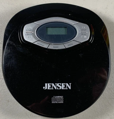CD player compacto portátil pessoal Jensen CD-50L vintage testado funciona - Imagem 1 de 4