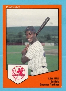 1989 ProCards Minor League - New York Yankees - Lew Hill - Box 203 - Picture 1 of 1
