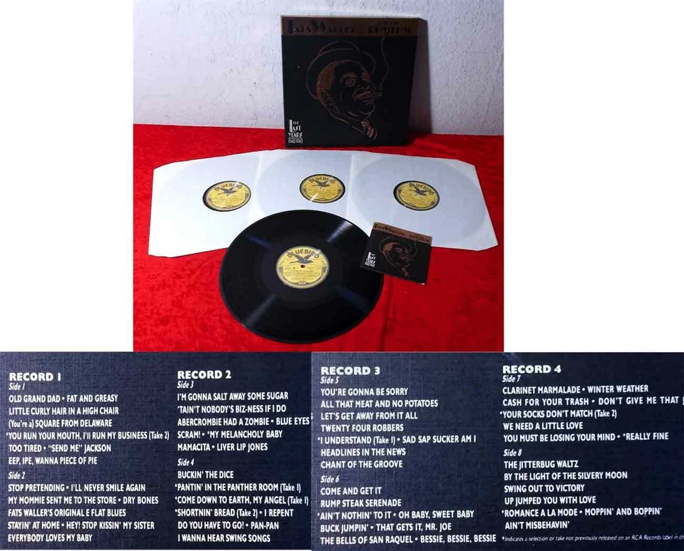 4LP Box Fats Waller & His Rhythm The Last Years 1940 - 1943 (Bluebird NL9041) D - Bild 1 von 1