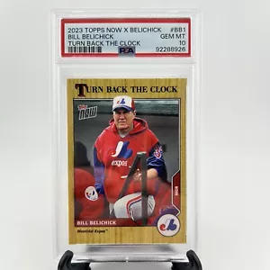 BILL BELICHICK * PSA 10 * 2023 TOPPS NOW TBTC * TOM BRADY DAY * MANAGER CARD BB1 - Picture 1 of 2