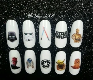 Calcomanías de agua para arte en uñas de Star Wars envío gratuito - Imagen 1 de 1