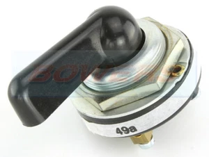 DURITE 0-483-00 3 POSITION ON/OFF/ON BLACK ROTARY CLASSIC CAR INDICATOR SWITCH - Picture 1 of 3