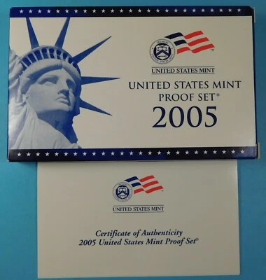 2005 U.S. PROOF set in original Mint Holders - Proof -  San Francisco mint - Image 1 of 2