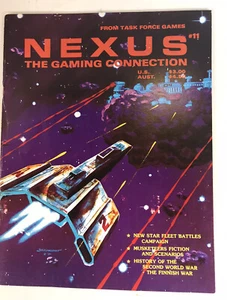 NEXUS The Gaming Connection Magazine #11 Task Force Games 1985 -Good Condition - Foto 1 di 9