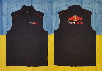 ●RARE MADE IN ITALY TORO ROSSO FORMULA 1 NAVY GILLET JACKET SIZE MEN'S ADULT S ● - Image 1 of 4