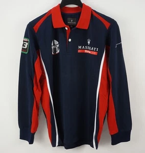 Nuevo Polo Oficial Maserati #33 Trofeo Corse Racing Para Hombre XL Azul Rojo Piqué - Imagen 1 de 10