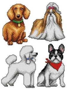 Dogs 122CS Crafting Spark Counted Cross-Stitch Kit - Picture 1 of 1