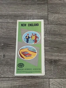 1961 AAA New England Vintage Road Map - Picture 1 of 6