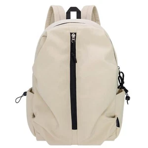 White Backpack for Women Men College Backpack Fashion Bookbag Waterproof Back... - Picture 1 of 6