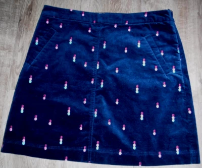 White Stuff Mini Skirt Green Cotton with Elastane ~ Velvet Feel ~ UK 10 ~ BNWOT - Image 1 of 4