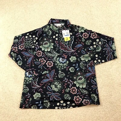 Suéter Puma YouV Liberty 1/4 Cremallera Mujer XL Nuevo Azul Marino Floral Foto 1 de 4