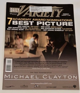 Daily Variety 2008 Feb 14 Michael Clayton NAACP Image Awards Stevie Wonder - Foto 1 di 10