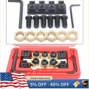 18PCS Eccentric 5/8" T-Slot Clamping Nut Set for CNC Milling Machine Work Table - Picture 1 of 14