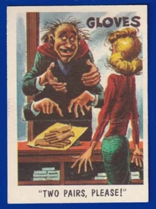 TWO PAIRS 1959 TOPPS BUBBLE INC. YOU'LL DIE LAUGHING #32 EXMT (PT) NICE CORNERS - Picture 1 of 2