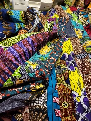 afrikanischer Stoff, Patchwork  1Meter  - Bild 1 von 2