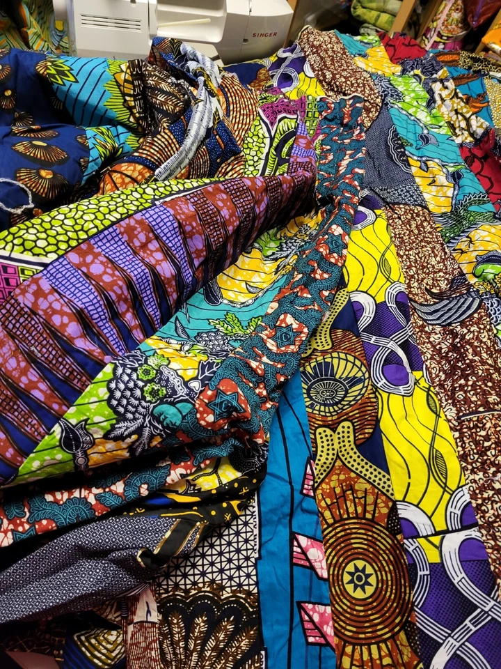 afrikanischer Stoff, Patchwork  1Meter  - Bild 1 von 2