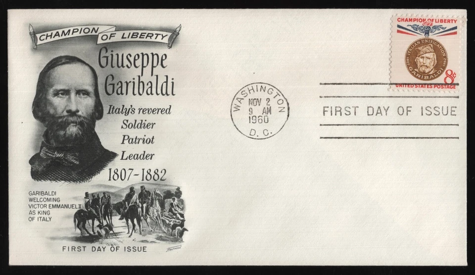 #1169 8c Garibaldi, Fleetwood  FDC **ANY 5=FREE SHIPPING** - Image 1 of 1