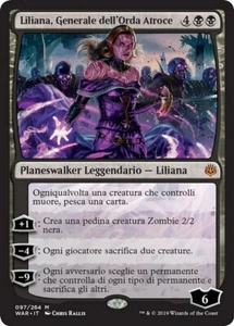 MTG LILIANA, DREADHORDE GENERAL EXC - GENERALE ORDA ATROCE WAR - Picture 1 of 1