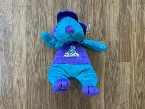Arizona Diamondbacks MLB BASEBALLSUPER AWESOME 2001 Teddy Bear Cuddle Toy Plush! Cover