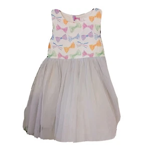 SMALL Maloko Kids Girls Dress Bows Tulle Easter Spring NWT Summer Party - Picture 1 of 8