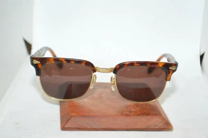 Gafas de sol vintage Peretti tortuga década de 1950 ultra raras estilo clubman hechas en Italia - Imagen 1 de 3