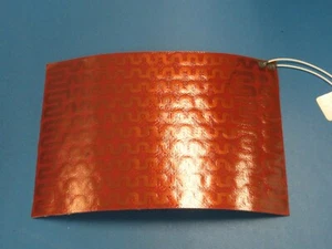 (1) K060090A1 HI HEAT 50W 28V 6"x9" KAPTON POLYIMIDE ETCHED FOIL HEATER 2 WIRE - Picture 1 of 4