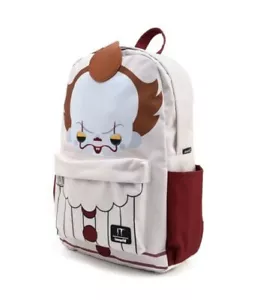 Horror Loungefly: IT Pennywise Chibi Cosplay Nylon Backpack NWT - Picture 1 of 10