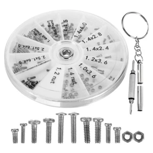 Screw Box Tool Screwdriver for Glasses Eyeglass Repair Kit Travel Screws with - Picture 1 of 12